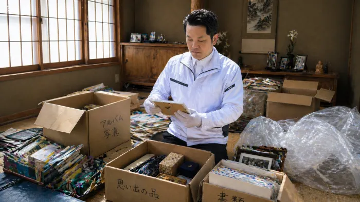 遺品整理作業